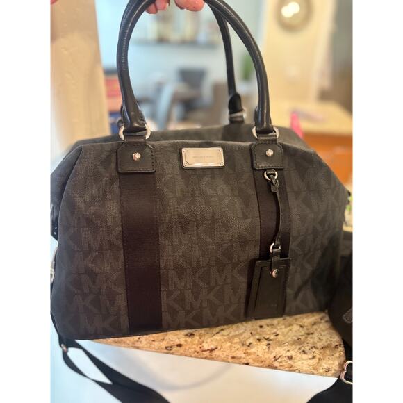 Michael Kors Logo Small Duffel and Drop-Kit Bag Set - Picture 3 of 13